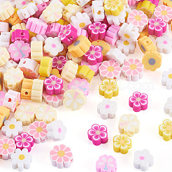 200Pcs 5 Colors Handmade Polymer Clay Bead&nbsp;CLAY-TA0002-14