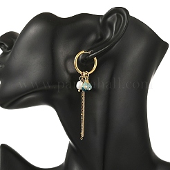 Alloy Rhinestone Hoop Earrings&nbsp;EJEW-JE07389