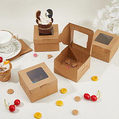 Square Kraft Paper Storage Gift Boxes&nbsp;CON-WH0095-81A-01