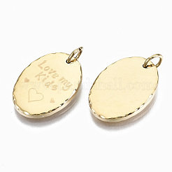 304 Stainless Steel Pendants&nbsp;STAS-S116-021G