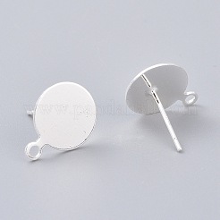 Brass Stud Earring Findings&nbsp;KK-H102-07S