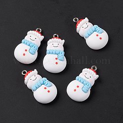 Christmas Theme Opaque Resin Pendants&nbsp;X-FIND-E025-12