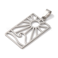 Non-Tarnish 304 Stainless Steel Pendants&nbsp;STAS-U010-14P