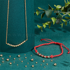 160Pcs 4 Styles Brass Beads&nbsp;KK-PH0005-81