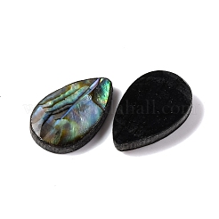 Natural Paua Shell Epoxy Resin Cabochons&nbsp;SSHEL-S279-01E