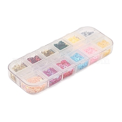 12G 12 Styles Ornament Accessories Plastic Paillette/Sequins Beads&nbsp;KY-FS0001-11
