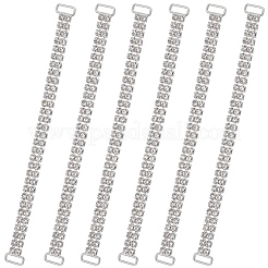 6Pcs Alloy & Resin Rhinestones Bikini Buckle Chain&nbsp;DIY-CY0003-22