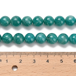 Natural Soviet Amazonite  Beads Strands&nbsp;G-C259-B08-8mm