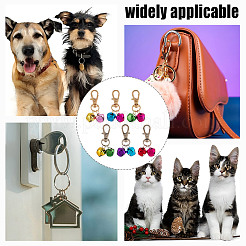 10Pcs 2 Colors Iron Bell Pet Collar Pendant Decoration&nbsp;HJEW-DR00158