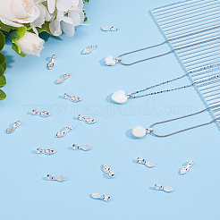 40Pcs 2 Style Alloy and Brass Pinch Bails&nbsp;FIND-HS0001-86