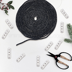 20Pcs Column Alloy Shoelace Buckle Connectors&nbsp;FIND-CY0001-95A