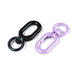 Spray Painted Alloy Swivel Snap Hook Clasps&nbsp;PALLOY-T092-69