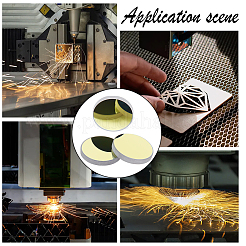3Pcs K9 Glass Reflective Lens&nbsp;AJEW-WR0002-23B