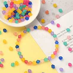 800Pcs 8 Colors Frosted Acrylic Beads&nbsp;MACR-CJ0001-27