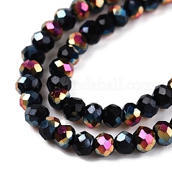 Electroplate Glass Beads Strands&nbsp;EGLA-T021-04C