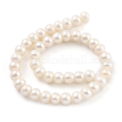Natural Cultured Freshwater Pearl Beads Strands&nbsp;PEAR-C003-34A