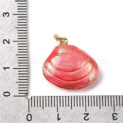 Brass Enamel Pendants&nbsp;KK-I378-12G-B