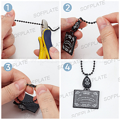 Electrophoresis Soldered Iron Ball Bead Chains&nbsp;CH-SP0001-06