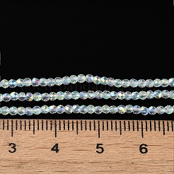 Electroplated Glass Beads Strands&nbsp;EGLA-P055-01A-AB01