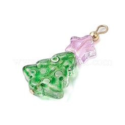 Star Transparent Glass Charms&nbsp;PALLOY-JF02751