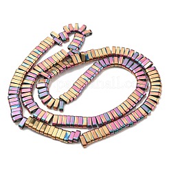 Electroplated Non-magnetic Synthetic Hematite Beads Strands&nbsp;G-C106-B02-01A