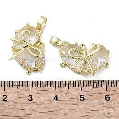 Real 18K Gold Plated Brass Glass Pendants&nbsp;KK-R161-02G-05