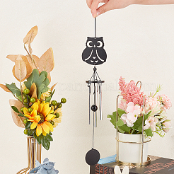 Owl Aluminum Wind Chime&nbsp;HJEW-WH0011-56