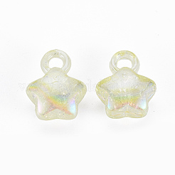 Transparent Crackle Acrylic Pendants&nbsp;LS-MACR-S373-63-L06