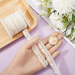 7.5 Yards Polyester Elastic Lace Trim&nbsp;OCOR-GF0003-51C