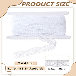 20 Yards Lace Trim Nylon Ribbon for Jewelry Making&nbsp;OCOR-LP0004-04