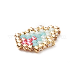 4Pcs 4 Color Handmade Loom Pattern MIYUKI Seed Beads Set&nbsp;PALLOY-MZ00053