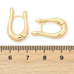 Brass Hoop Earrings&nbsp;EJEW-Q016-16G