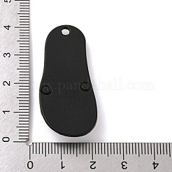 Spray Painted Alloy Pendants&nbsp;PALLOY-M218-02B