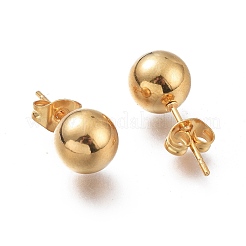 Ball Pendant 304 Stainless Steel Jewelry Sets&nbsp;SJEW-M097-08G