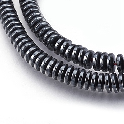 Non-magnetic Synthetic Hematite Beads Strands&nbsp;X-G-I208-03-A-6x2mm