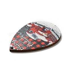 Single Face Printed Wood Big Pendants&nbsp;LS-WOOD-H102-03K