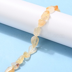 Rough Raw Heated Natural Citrine Beads Strands&nbsp;G-G010-13