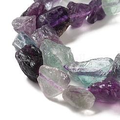 Raw Rough Natural Fluorite Beads Strands&nbsp;G-I283-G02-01