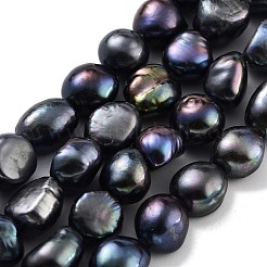 Dyed Natural Cultured Freshwater Pearl Beads Strands&nbsp;PEAR-P062-30D