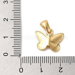 304 Stainless Steel Butterfly Charms&nbsp;STAS-L272-007G