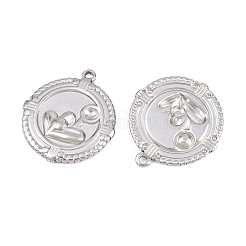 304 Stainless Steel Pendants Cabochon Settings&nbsp;STAS-L317-49P