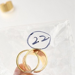 Rack Plating Brass Micro Pave Cubic Zirconia Open Cuff Rings for Women&nbsp;RJEW-M022-20G