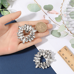 1 Pair Alloy Crystal Rhinestone Shoe Buckle Clips&nbsp;FIND-GF0005-99