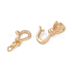 Brass Fold Over Clasps&nbsp;FIND-U017-16G-03