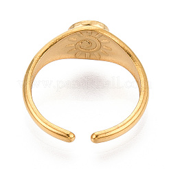 304 Stainless Steel Cuff Ring Components&nbsp;STAS-T066-19G