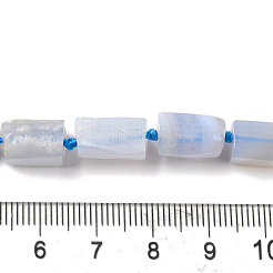 Natural Blue Lace Agate Beads Strands&nbsp;G-F509-63-01