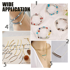 300Pcs 6 Colors Brass Tube Beads&nbsp;KK-PH0002-18