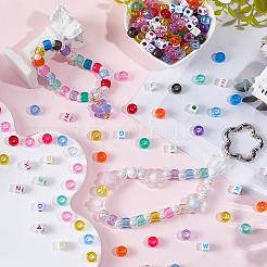 750Pcs 15 Colors Transparent Plastic Beads&nbsp;KY-PA0001-03