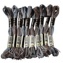 10 Skeins 6-Ply Polyester Embroidery Floss&nbsp;OCOR-CY0002-99E