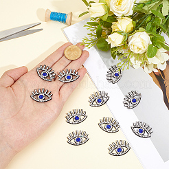 50Pcs Evil Eye Felt Sew on Patches&nbsp;DIY-GF0014-23